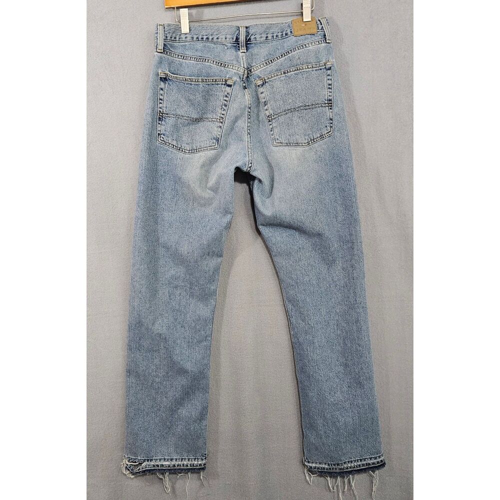 VTG Tommy Hilfiger Baggy Straight Released Hem Sz 32X32 Faded Distressed Jeans